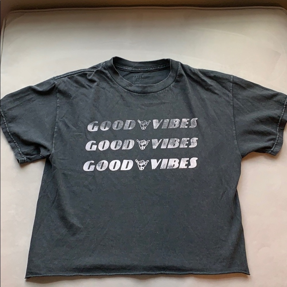Brandy Melville J Galt Good Vibes Tee